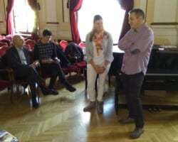 Predavanje u gimnaziji J. J. Zmaj u Novom Sadu